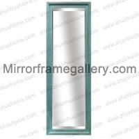 Burlywood Full Length Wood Frame Mirror Decor