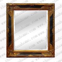 Gold plated mirror photo picture frame