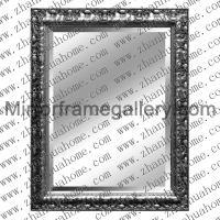 Rustic Rectangular Antique Silver Decorative Wooden Wall Frame Mirror