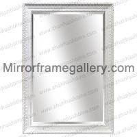 Wood  White Wall Mirror Frame Decor