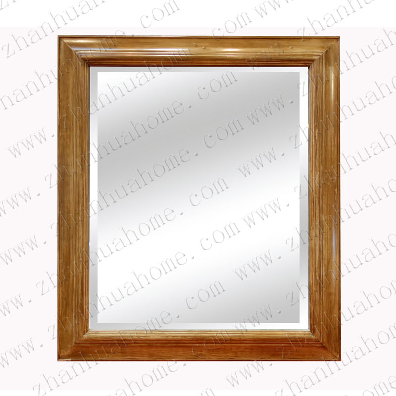 Burlywood wooden mirror photo frame