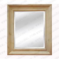 Burlywood cave wooden wall mirror frame