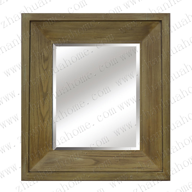 Wooden Framed Mirror in burlywood Finish