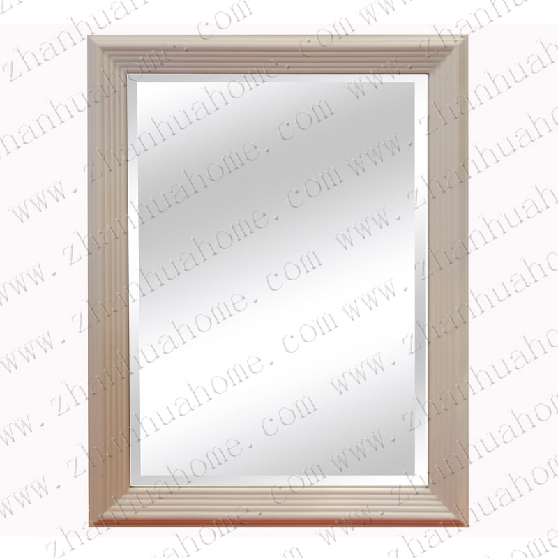 Matt off white wood mirror photo frame