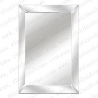 Square decorative beveled glass mirror