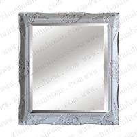 Decorative White EU style Wooden wall mirror frame