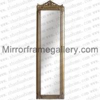 Decorative European Style Dress Mirror with Wooden Frame