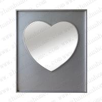 One heart signed artwork wood photo mirror frame