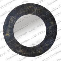 Round PU frame smudging mirror decor