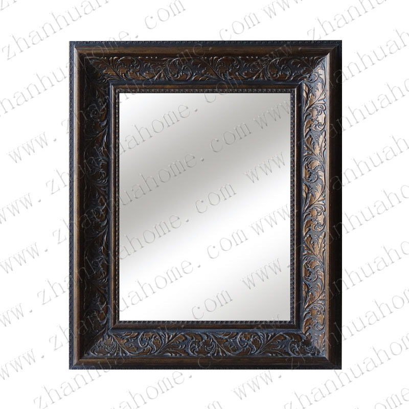 Antique gold PS wall mirror frame decor