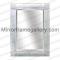 Distressed White Wall Mirror Frame