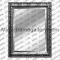 Rustic Rectangular Antique Silver Decorative Wooden Wall Frame Mirror
