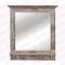 Distressed decor wooden mirror frame