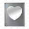 One heart signed artwork wood photo mirror frame