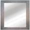 Burlywood flat mirror wood mirror frame