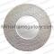 PU Frame White Round Mirror Decor