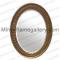 Antique Gold  Ovel PU Frame with Knurling