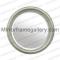 Distressed White Round Wall Frame